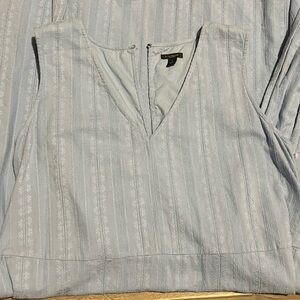 Blue short sleeve dress